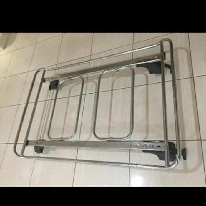 Jual Roof Rack Bagasi Atas Mobil Rack Jack Kaki Crome Universal