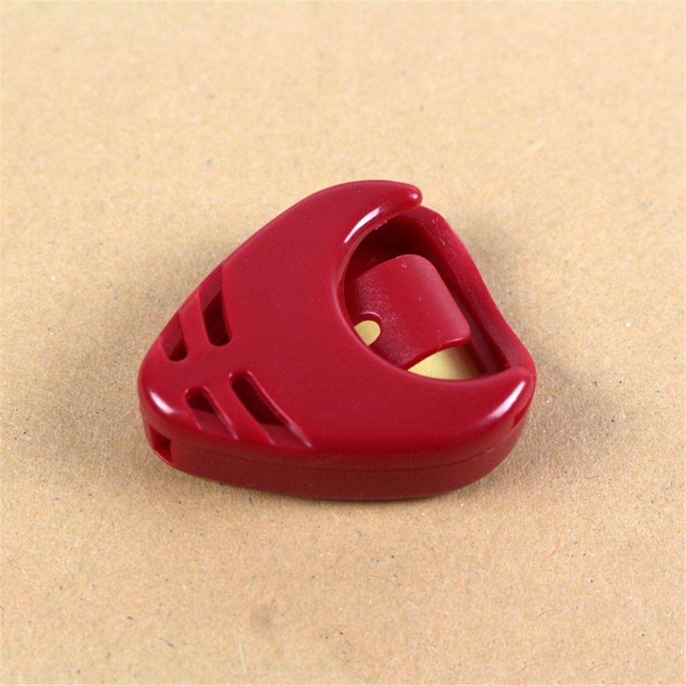 [Elegan] Holder Pick Gitar Nyaman Acak Plectrum Guitar Pick Plectrum Holder Case Penyimpanan Cepat Pick Mediator