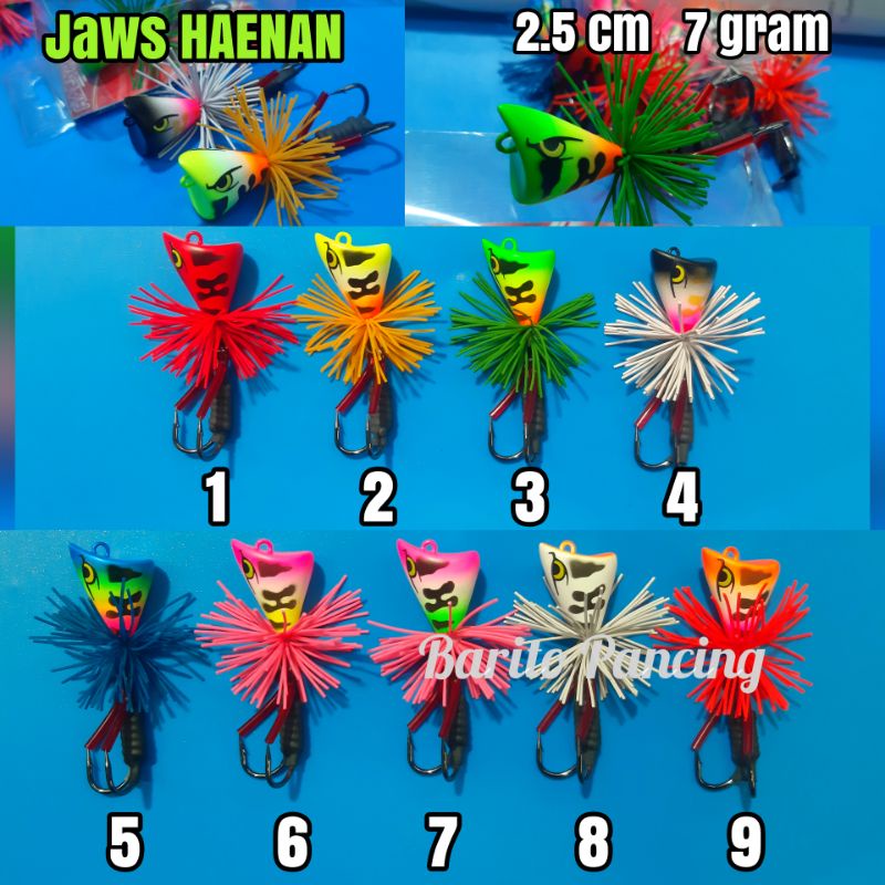 Pop Frog Handmade by Haenan Lure Jaws Mini Umpan Pancing Fishing Lure