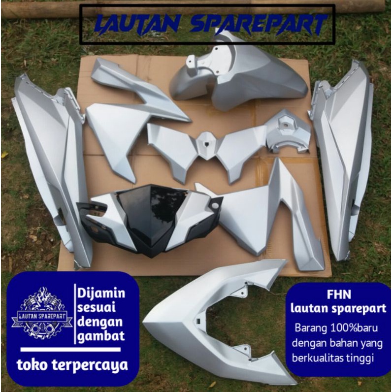 FULL BODY HALUS VARIO 125 & 150 LED LAMA / OLD / ESP 2015 - 2017 WARNA SILVER DOFF