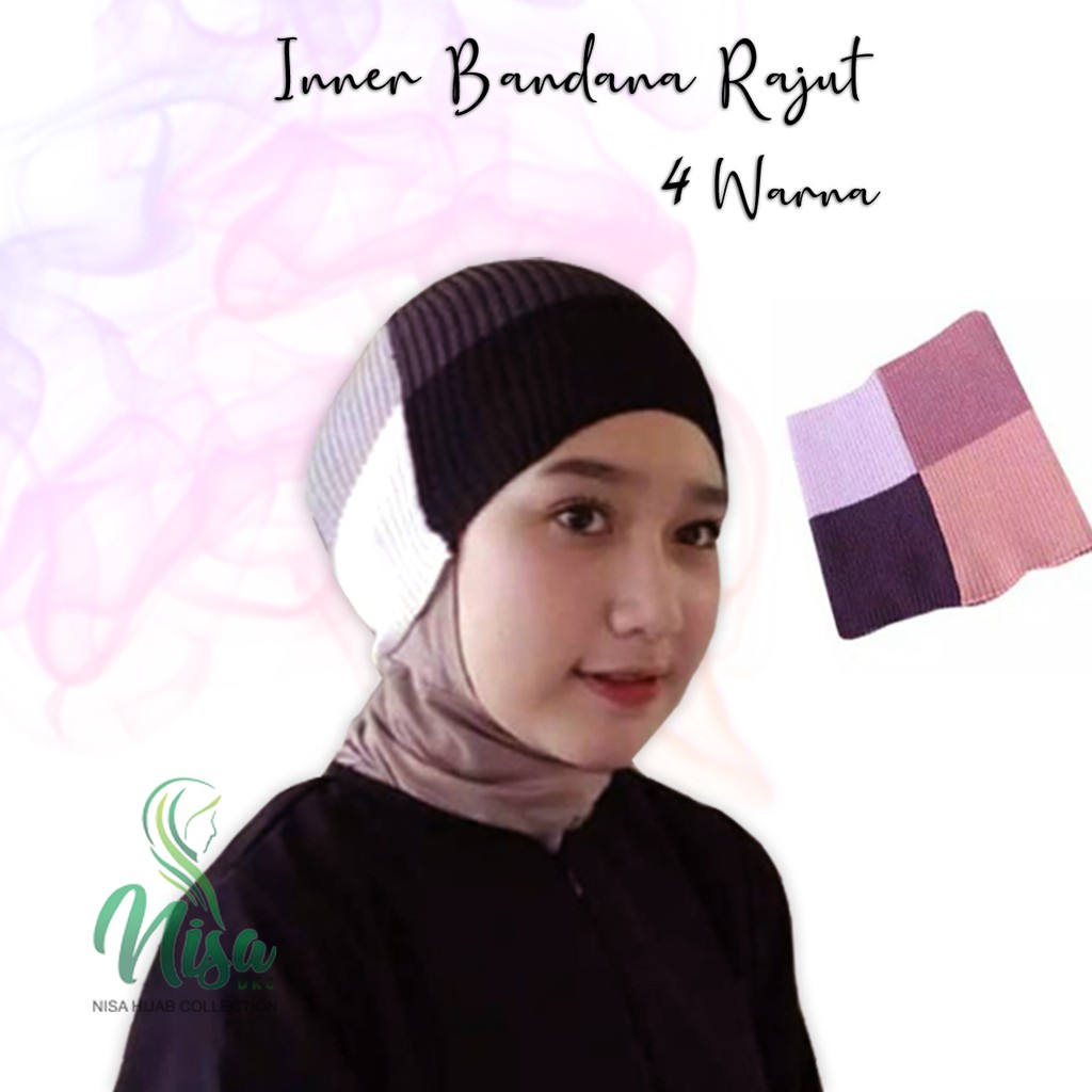 Inner Rajut 4 Warna Dalaman Hijab