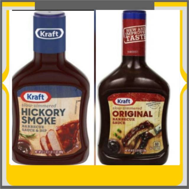 

Hickory Smoke BBQ Sauce 496gr / Kraft Original Barbeque Sauce / Hickory Smoke