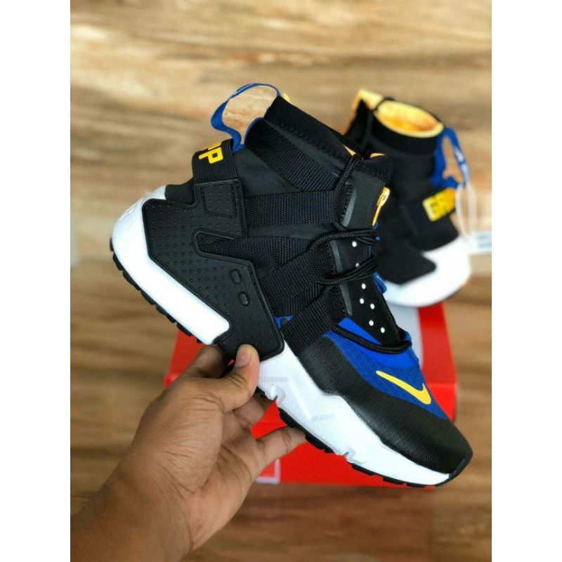 Nike Huarache Ultra Grip Black/Blue For Man Premium Quality