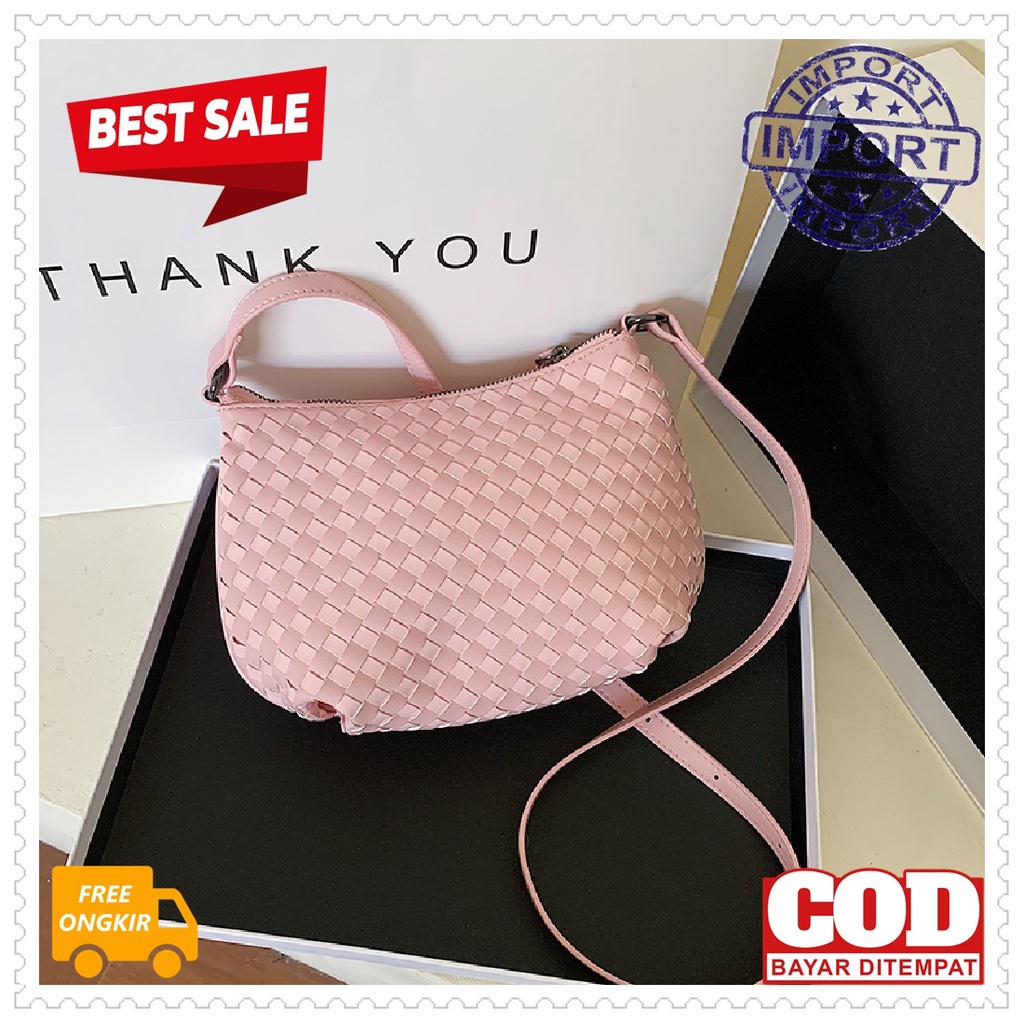 TAS SELEMPANG WANITA IMPORT VB3064 PESTA BAHU SLINGBAG JINJING MURAH KONDANGAN BATAM JAKARTA KANTOR 