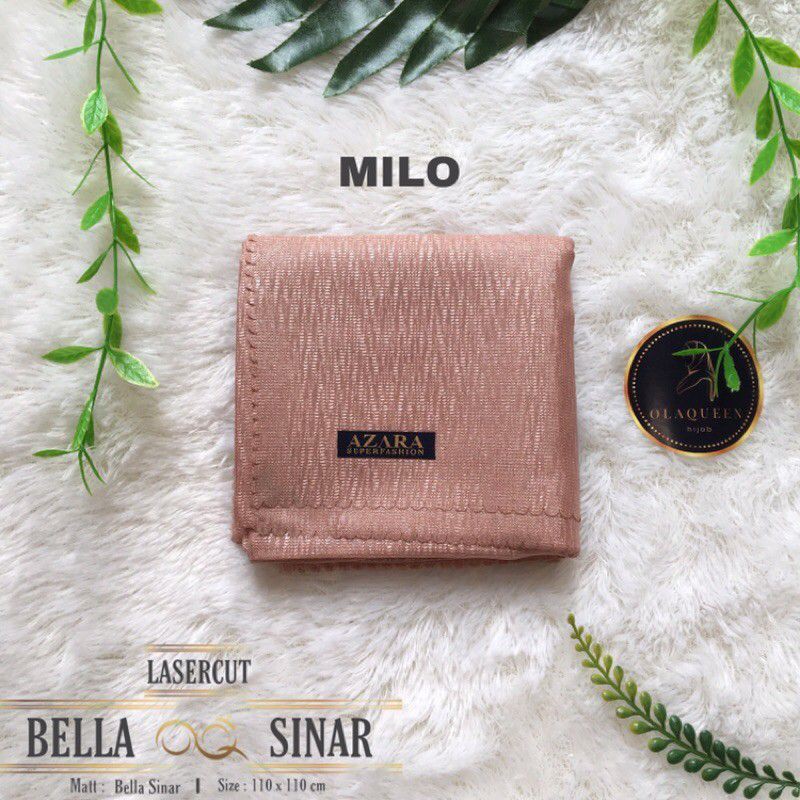 JILBAB SEGIEMPAT BELLA SINAR LC BY AZARA-Milo