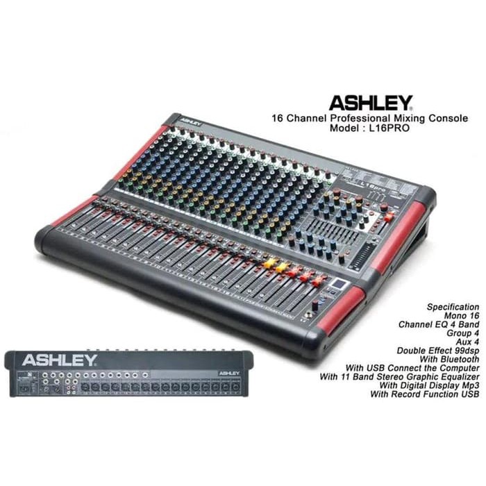 Mixer Ashley L16 Pro Professional Mixer