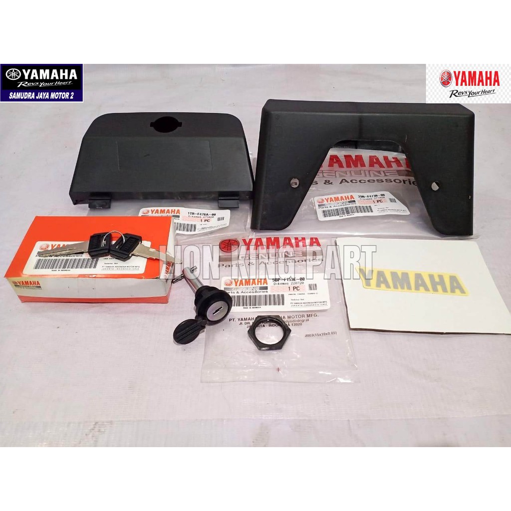 1 SET TOOL BOX TOOLBOX PLUS EMBLEM STIKER KUNCI ORIGINAL YGP RX KING RXKING