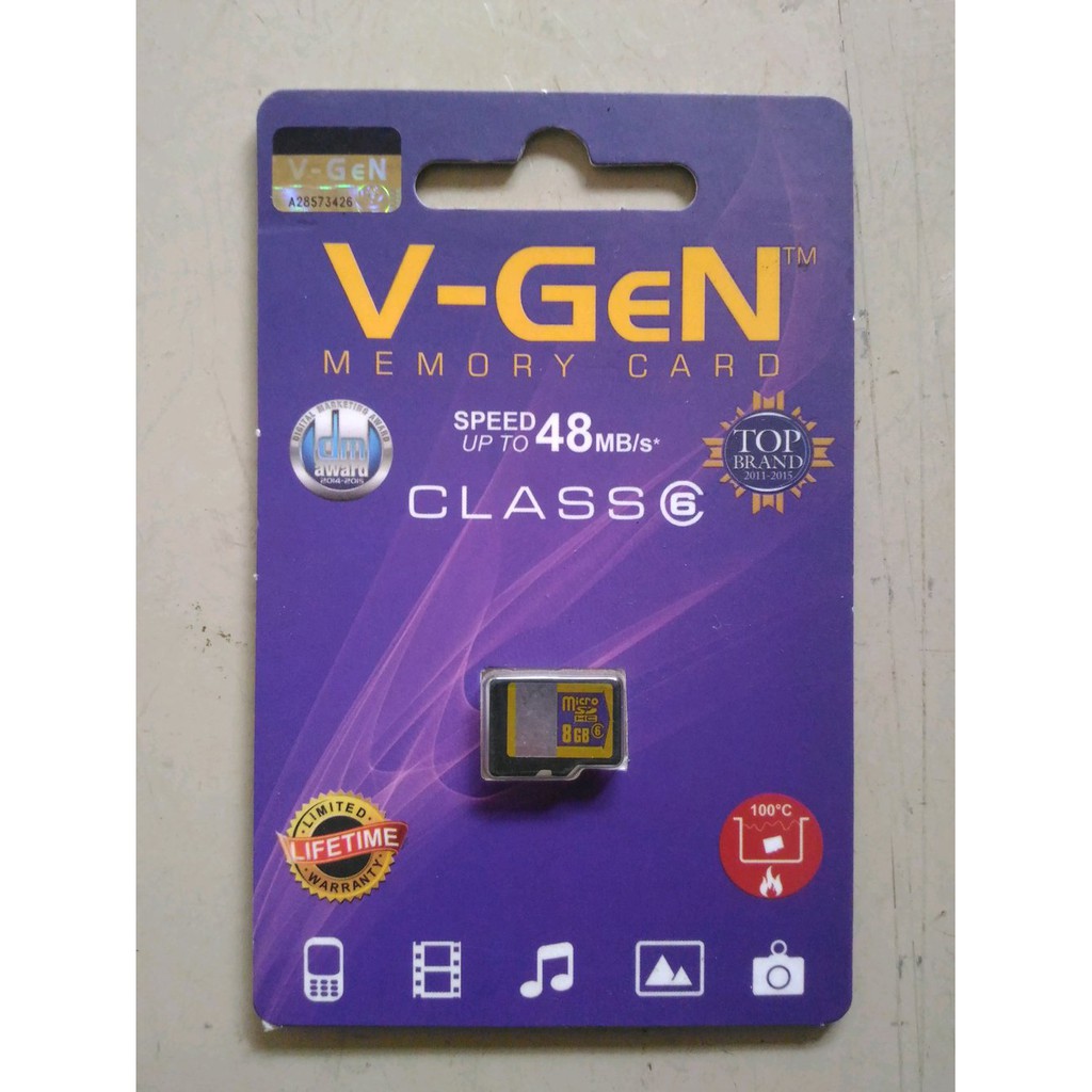 V-Gen 8GB Class6 / Memory Card