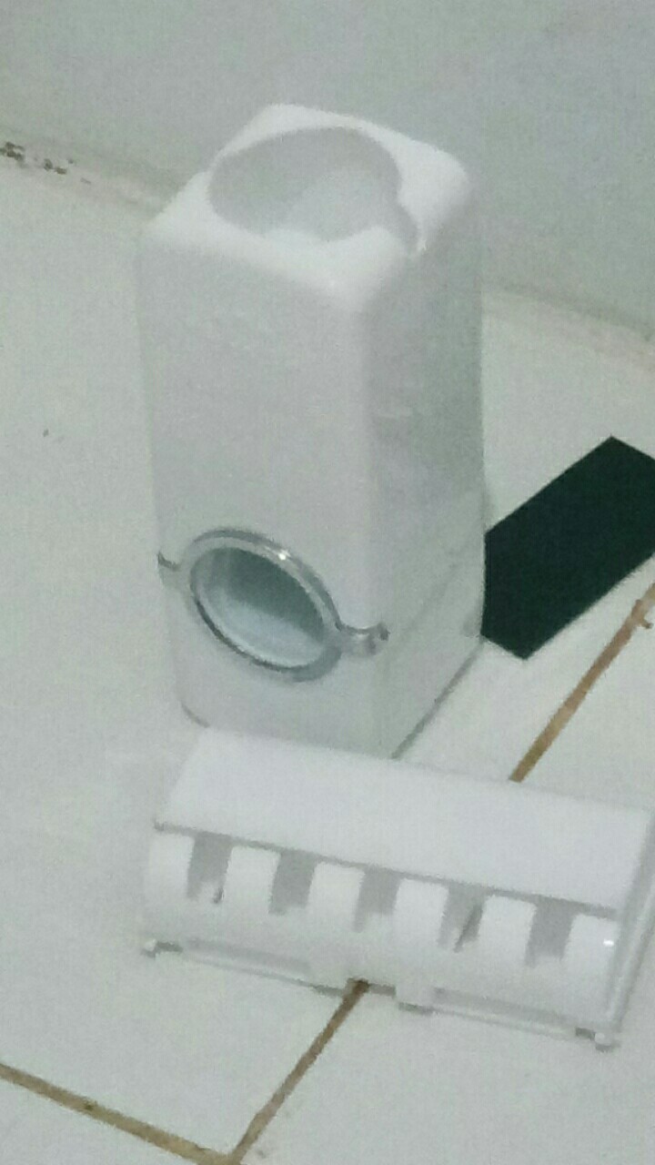 Dispenser Odol Polos Plus Penyimpanan Penyimpan Sikat Gigi