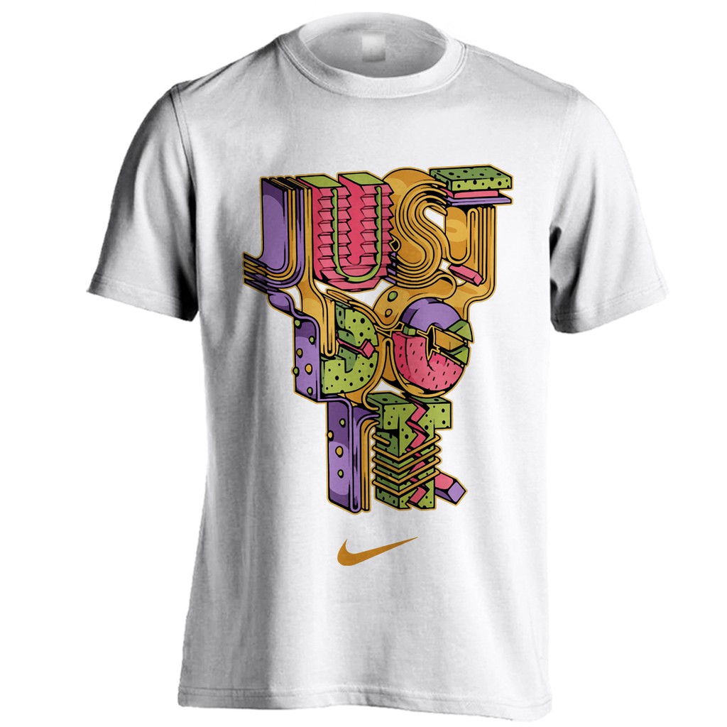Kaos Baju Distro Nike Just Do It C06 Putih XS - 6XL