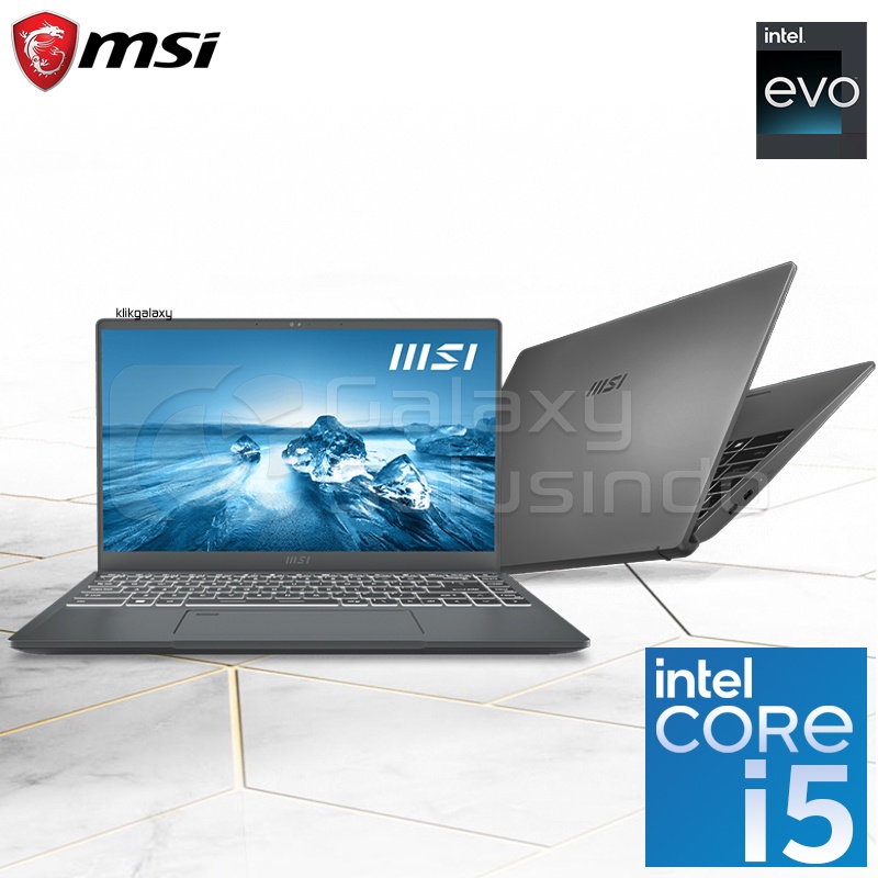 MSi PRESTIGE 14 EVO A12M Core i5 1240P 512GB SSD 16GB INTEL IRIS XE GRAPHIC - 14EVO Carbon Grey Notebook