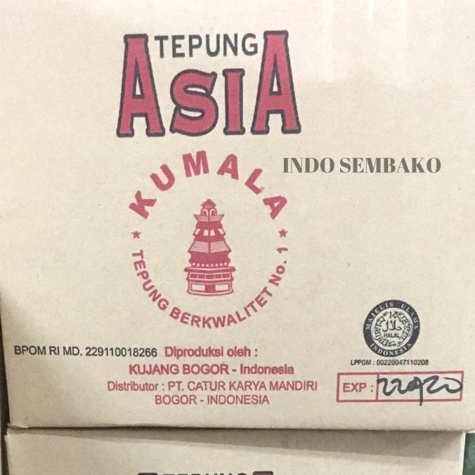 

TERLARIS Tepung Asia Kumala / Tepung Asia Dus / Tepung Asia Karton / 25bksx100g