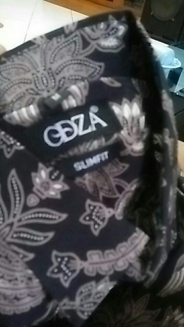 Odza Classic Kemeja Batik Muslim Pria Modis Lengan Pendek Premium Quality Datuserasan