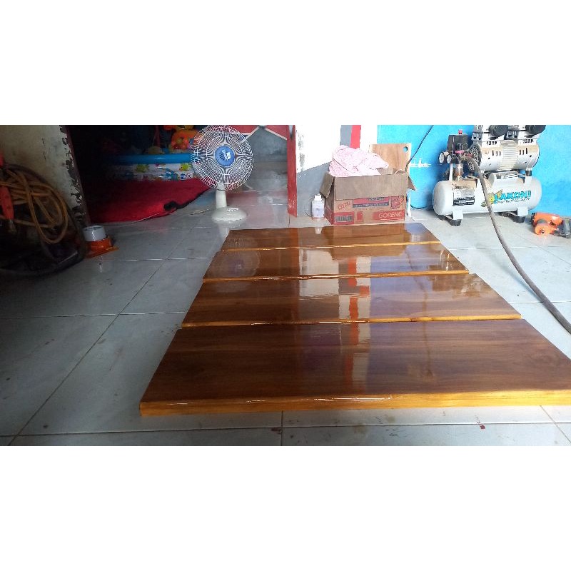 papan kayu jati sambungan 60x40x3
