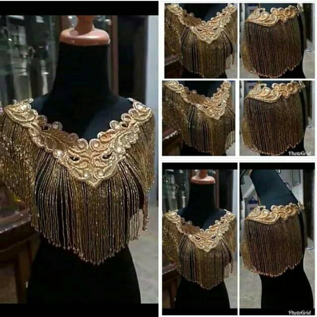Aksesoris teratai pengantin#aksesoris dada bolero#teratai#aksesoris kebaya#aksesoris payet#coker#