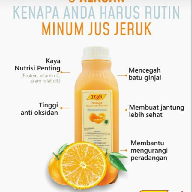 

Toza Juice ukuran 1 liter