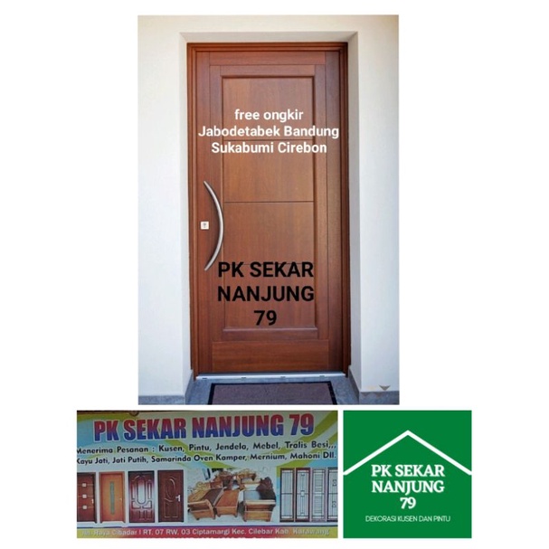 KUSEN+PINTU KAMAR MINIMALIS 80X200CM