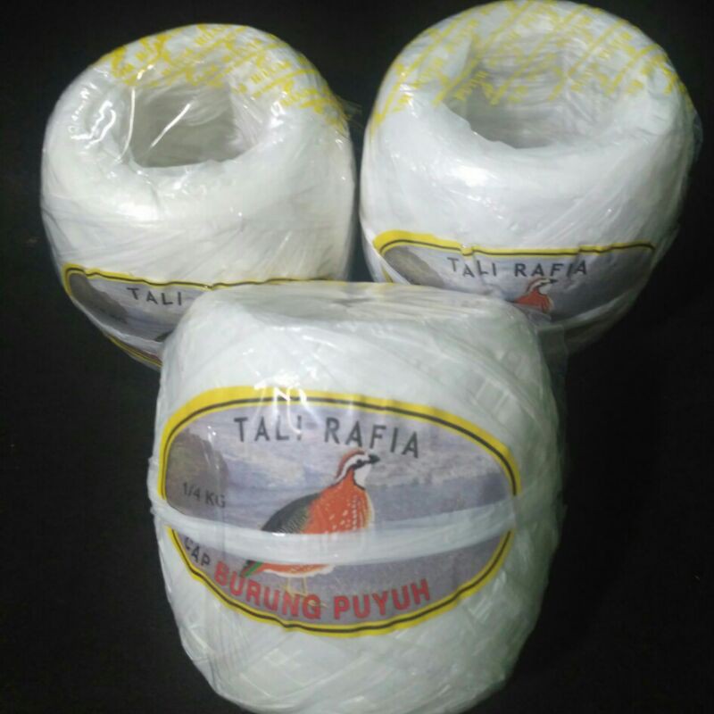 

Tali Rafia Putih 1/4Kg