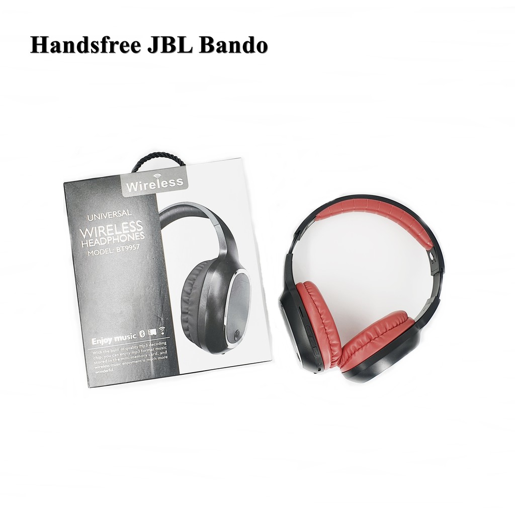Handsfree Bluetooth Bando JBL Headphone Bluetooth JBL Headset