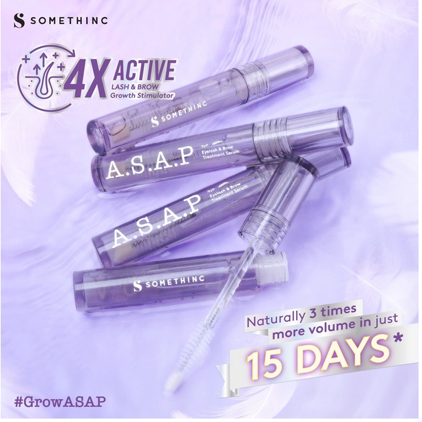 SOMETHINC ASAP Eyelash &amp; Brow Treatment Serum | ❤ jselectiv ❤ Serum Bulu Mata dan Alis SOMETHINC - ORI✔️BPOM✔️COD✔️