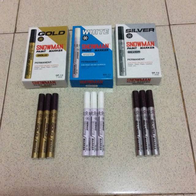 

Spidol Paint Marker SNOWMAN