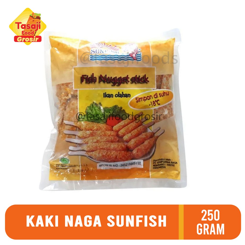 

Fish Nugget Stick Sunfish / Kaki Naga Sunfish 250 Gram