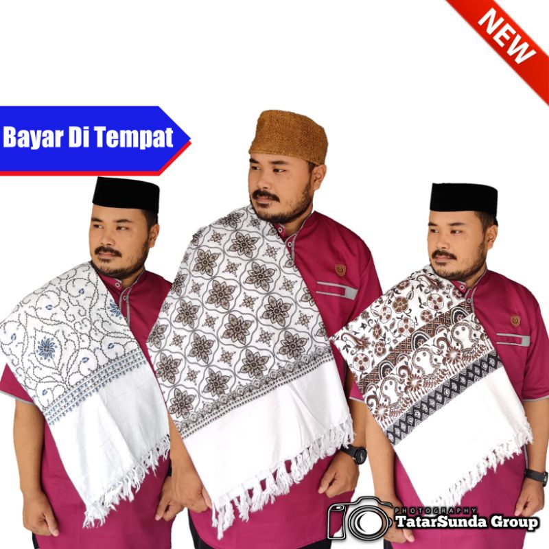 Sorban Rida Solo Kashmiri Rayon Goyor motif Kasmiri Bahan berkualitas Grade A lembut Halus Aden tidak panas dan tidak luntur Surban Habib Bahar Batik Imammah