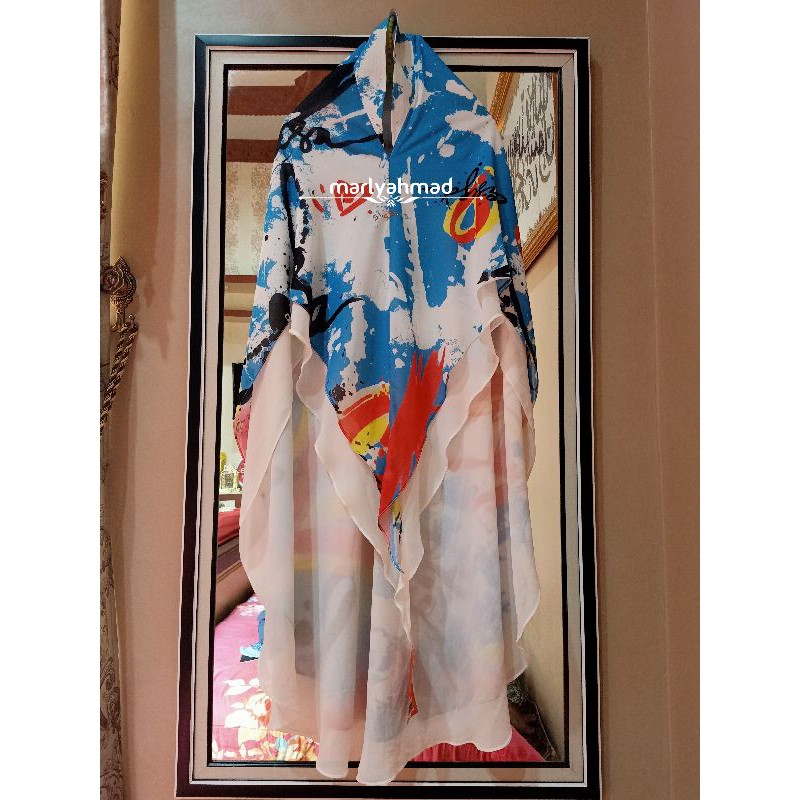 Khimar sisesa gravity amazon blue