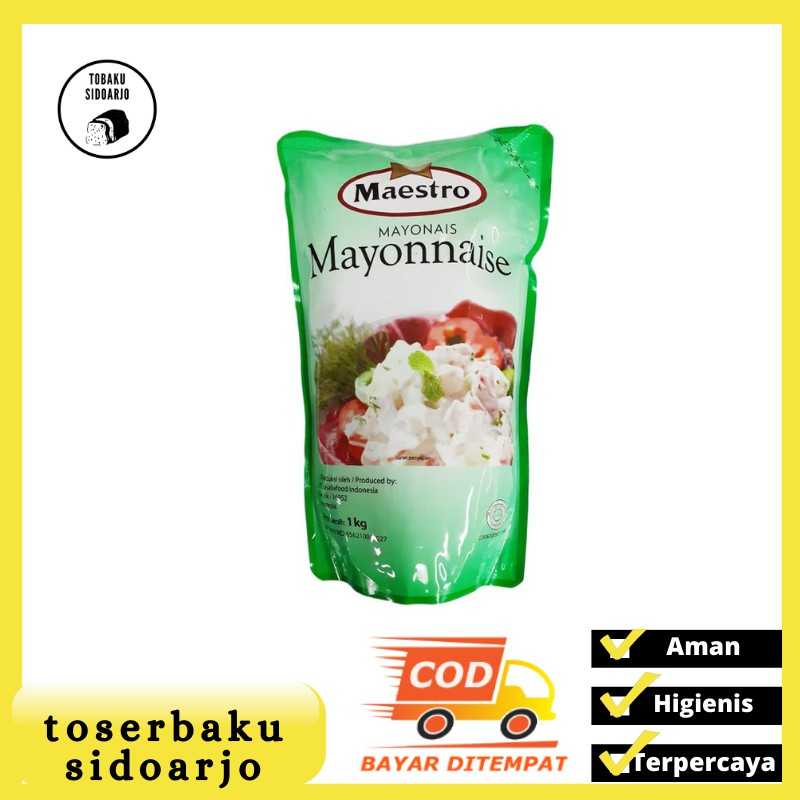 

MAYO MAESTRO Kemasan 1kg / MAYONNAISE / MAYONAIS Maestro Pouch