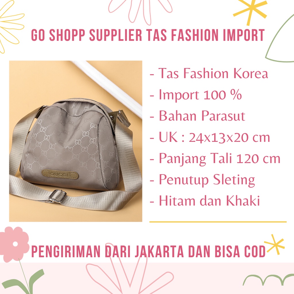 Tas Selempang Fashion Wanita Import Terbaru - Tas Wanita Import Fashion Korea - Tas Slempang Wanita Import - Tas Bahu Wanita Import Terbaru Kekinian - Tas Import Batam - Tas Slingbag Wanita [TG02]