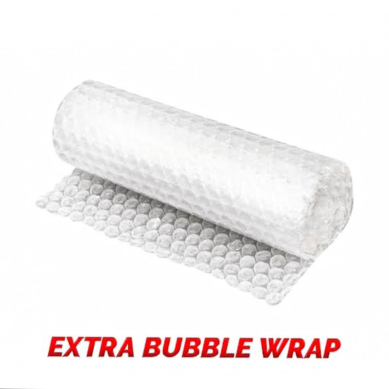 

Tambahan bubble warp / extra packing