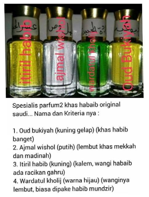 Parfum Khas Habaib 6 Mili Shopee Indonesia