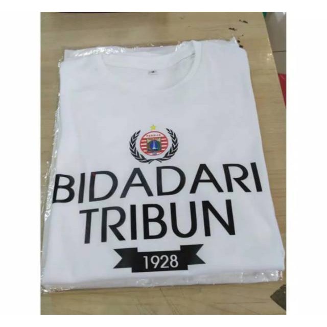 KAOS COMBED 30S PERSIJA BIDADARI TRIBUN PUTIH JAKMANIA PERSIJA