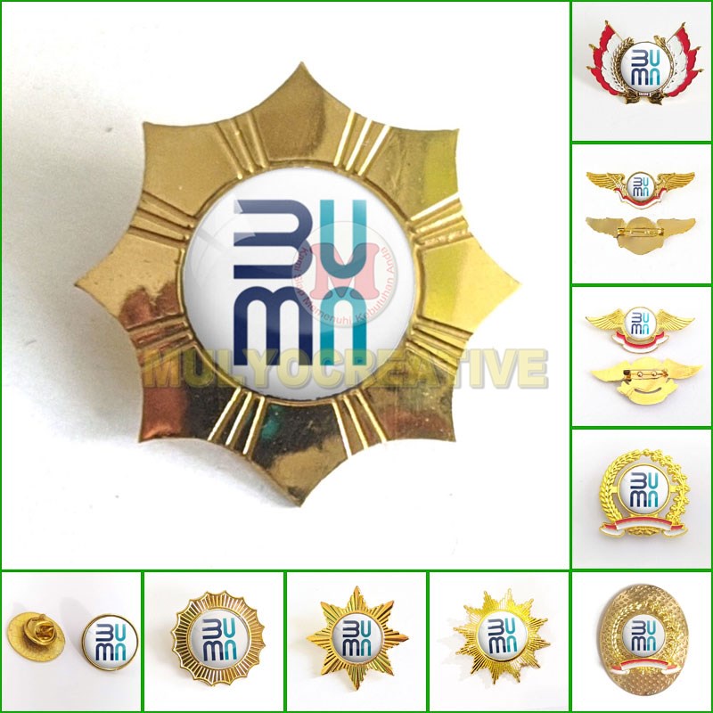 Pin Logo Kementerian BUMN Pin Bros dan Wing BUMN