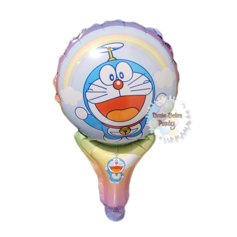 Balon Foil Pentungan Karakter Doraemon / Balon Stick Doraemon