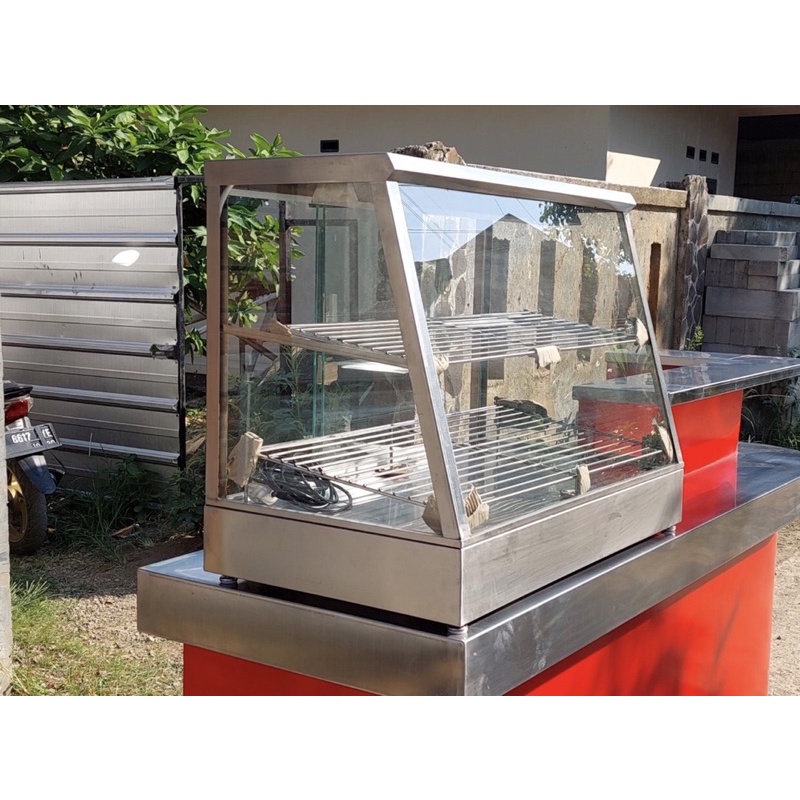 SHOWCASE WARMER FRIED CHICKEN / ETALASE AYAM GORENG TUPE 86