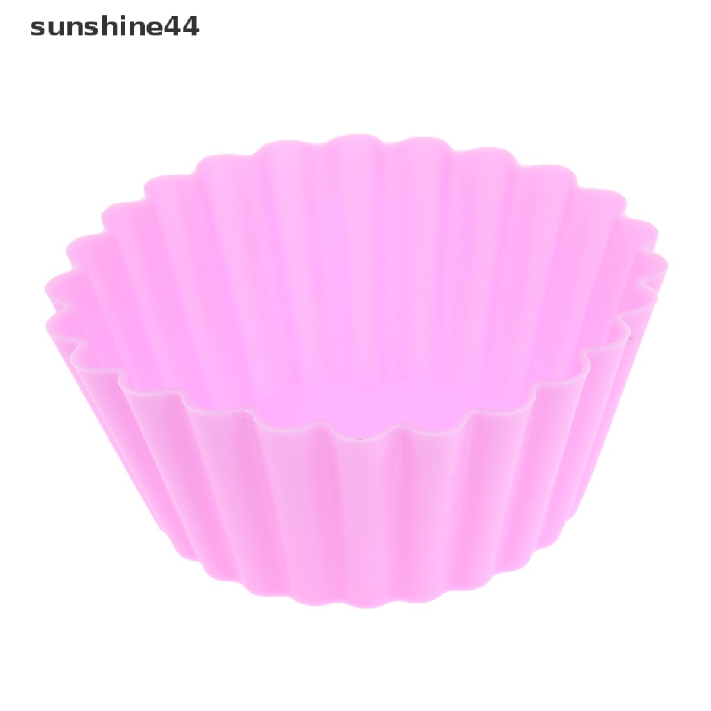 Sunshine 3 / 4Pcs Piring Makan Bento Bahan Silikon Tahan Panas Reusable