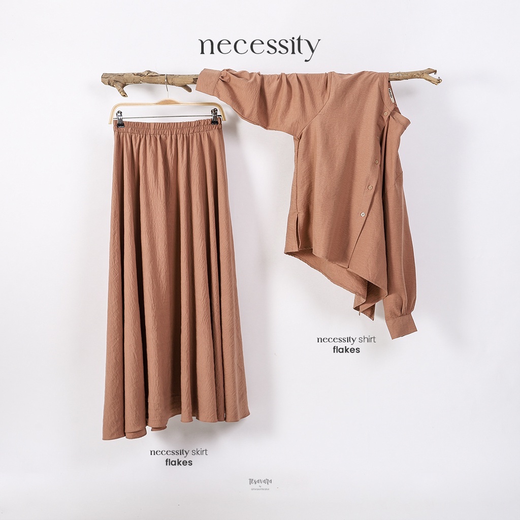 Tesavara | Necessity | Atasan &amp; Rok Katun Wanita | One Set Wanita