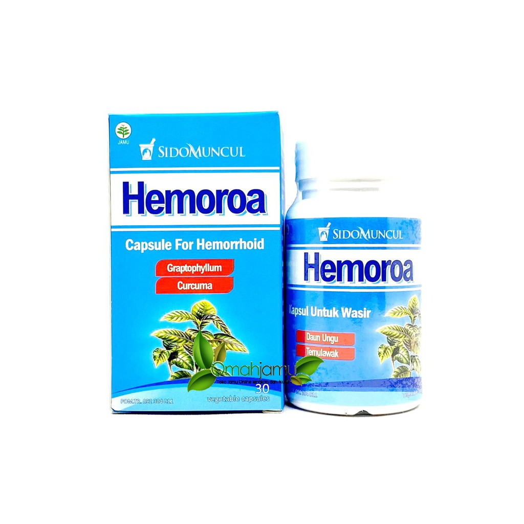 HEMOROA KAPSUL SIDOMUNCUL. OBAT WASIR