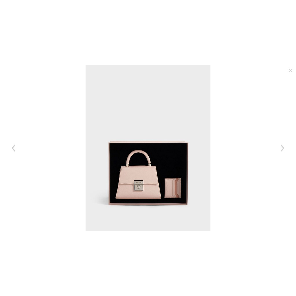 Tas Charles & Keith Gift Set (Pink)