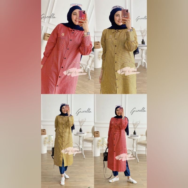 tunik wanita muslim gagil by ova ( Grizella )