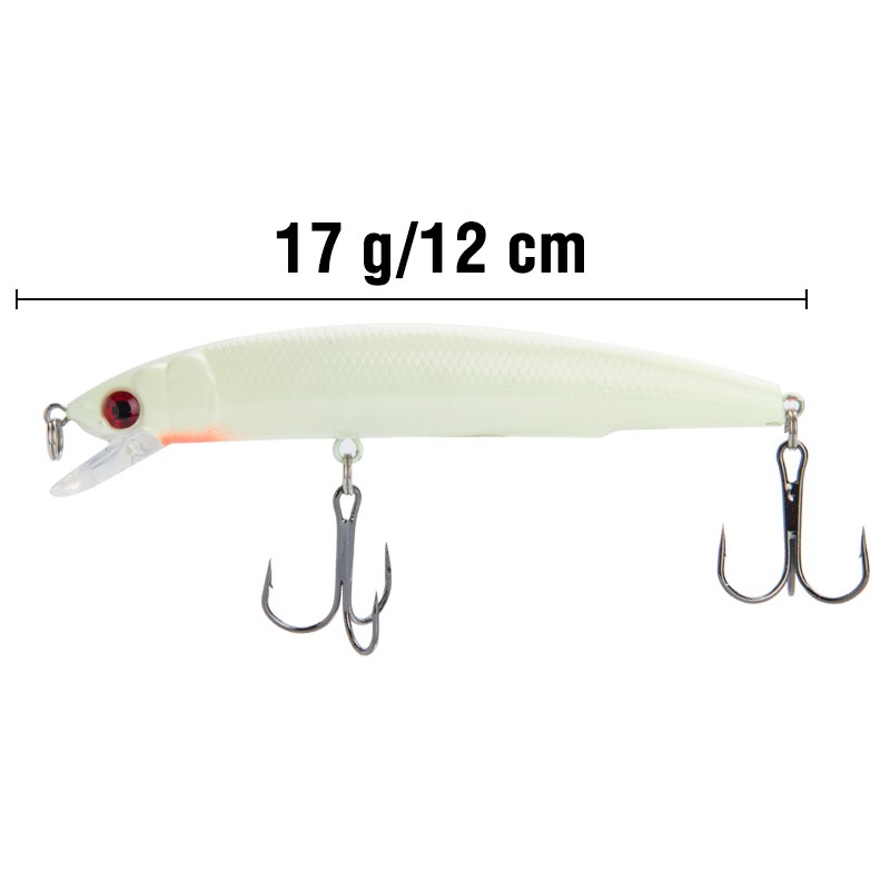 Alat Pancing Murah Kail Pancing Alat Pancing 17g/12cm Plastic Bait Umpan Pancing Buatan Umpan Ikan Heavy Sinking Minnow Umpan Mancing Umpan Pancing relix nusantara luminous Jig