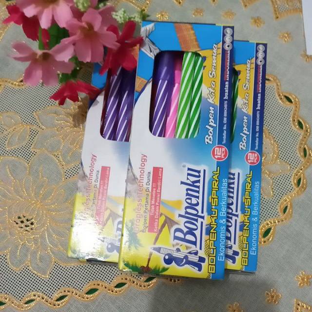 bolpen Lilin  Bolpenku isi 12  pcs