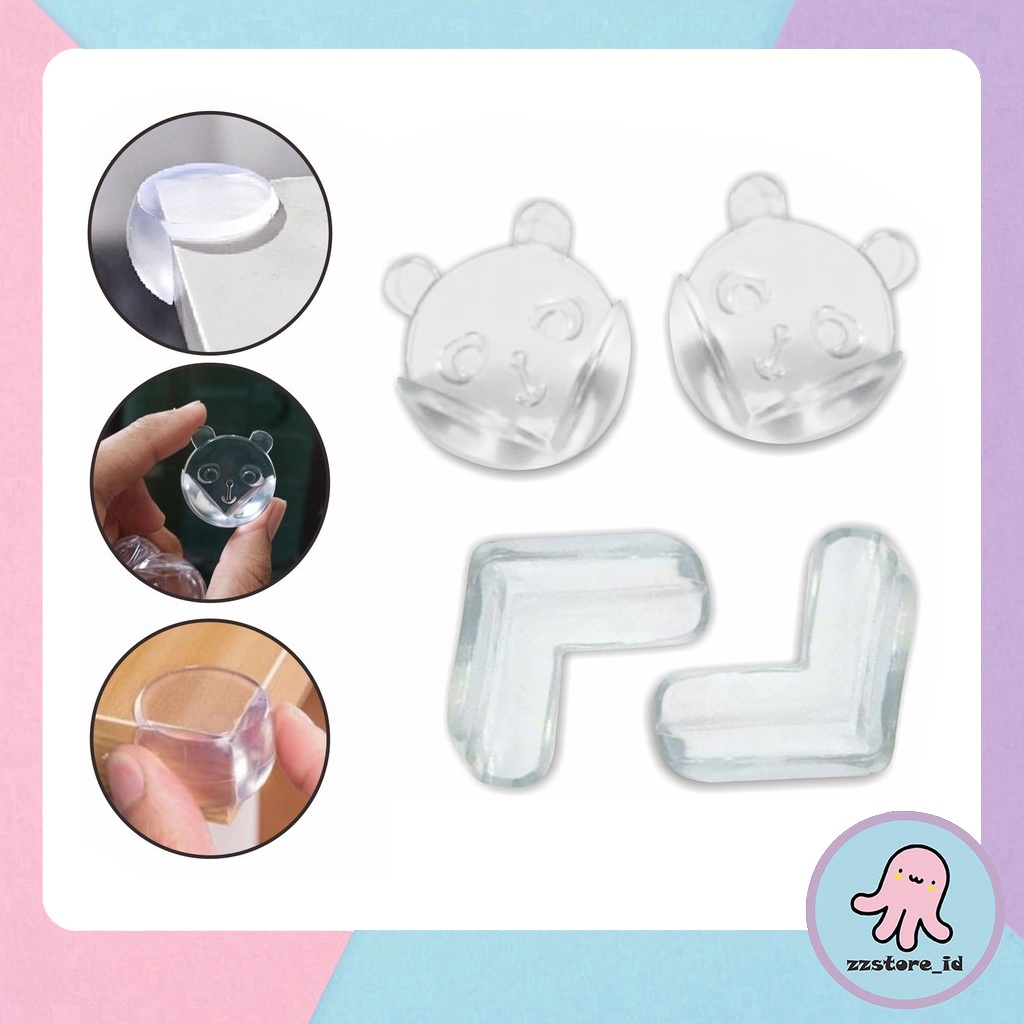 Pelindung Sudut Pengaman Meja / Silicone Pelindung Ujung Meja