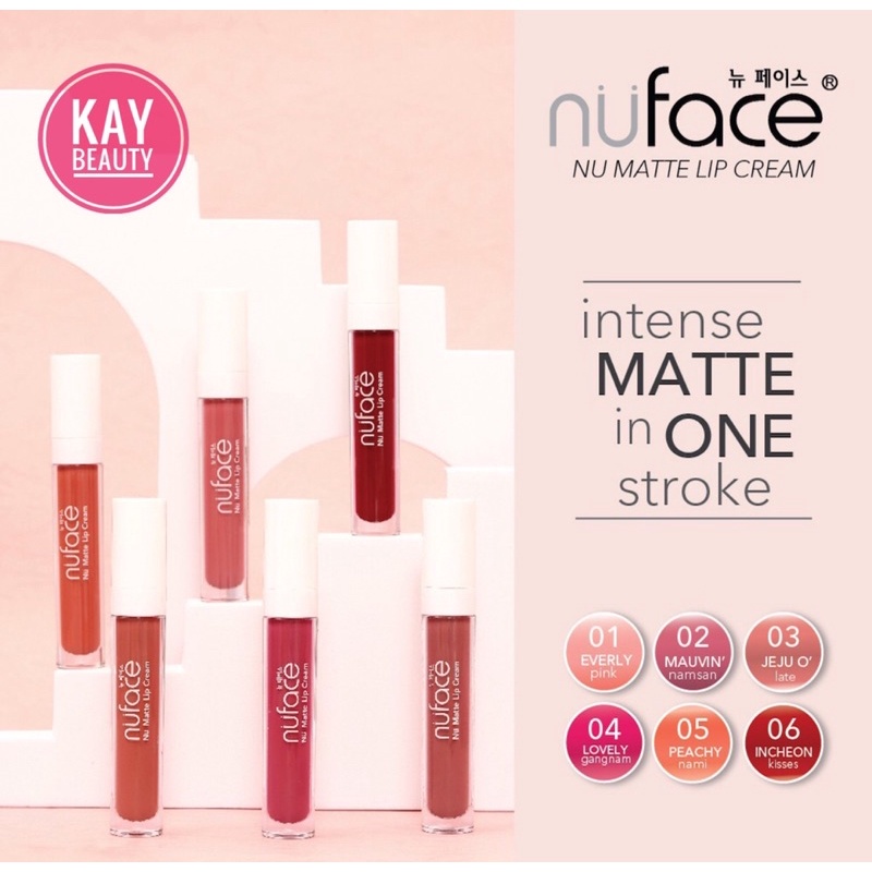 nuface Matte Lip Cream / nuface Korea  Lip Matte Cream