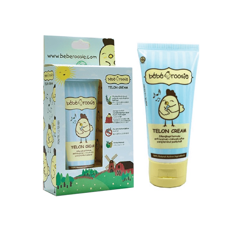 Bebe Roosie Telon Cream 60gr Herbal Praktis