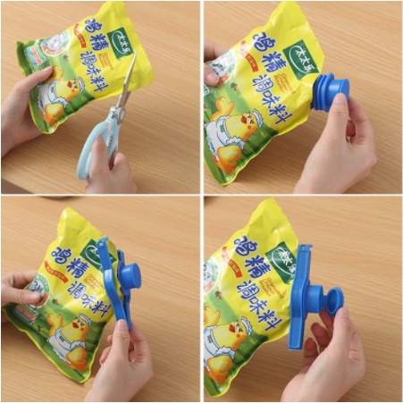 BRGUNIK Klip Segel Plastik Penutup Makanan Clip Penjepit Kemasan Snack Makanan Food Sealer Murah Best Qualit R500 R631