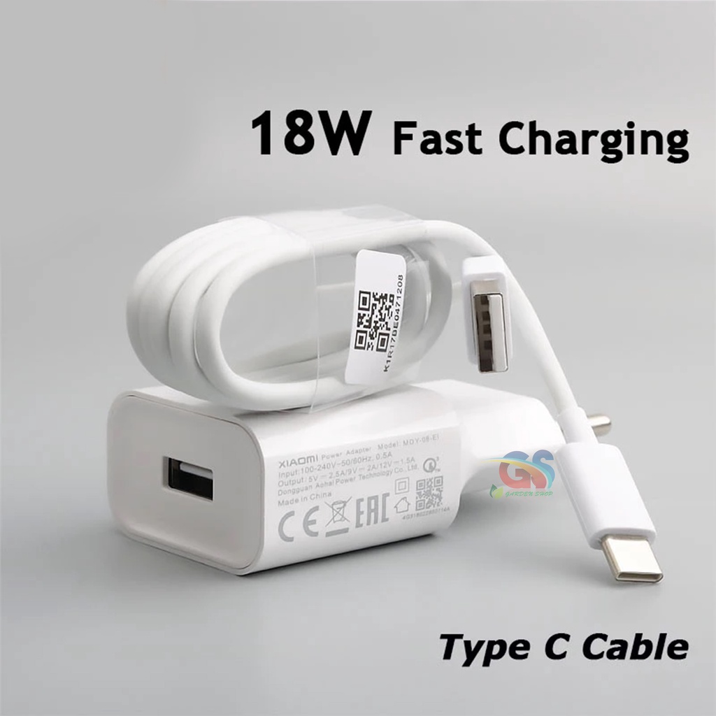 CHARGER XIAOMI ORIGINAL 100% TIPE-C FAST CHARGING