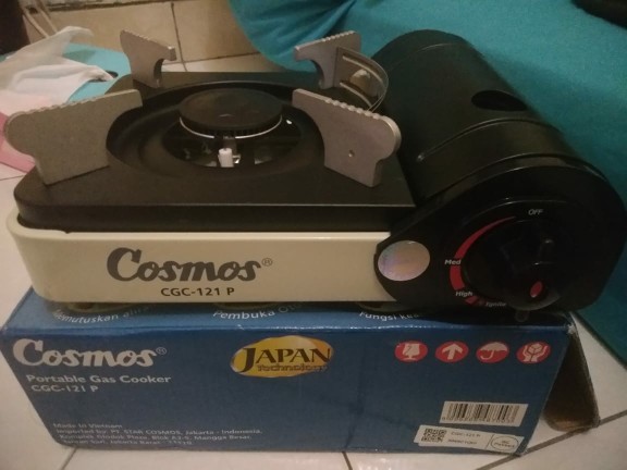 Kompor Portable Cosmos Cgc121p Gas Kecil Piknik Kemah Mendaki Garansi