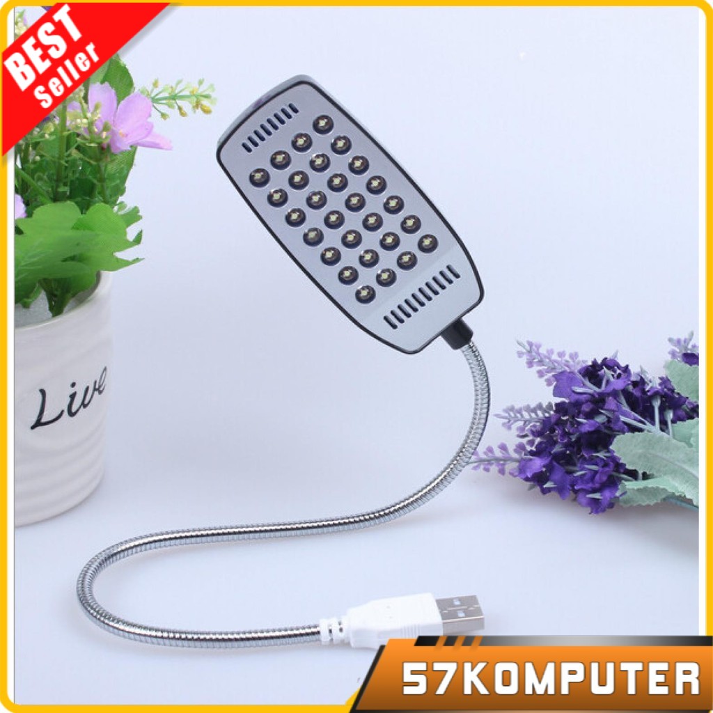 Lampu Baca LED USB Untuk Belajar USB 28 LED Soket ON/OFF